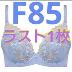 ラスト1枚 水色刺繍ブラジャー F85サイズ