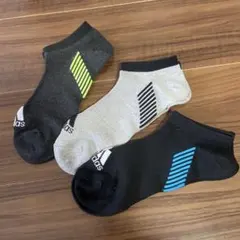adidas 3足組ソックス 26-28cm