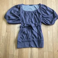 N I CE C LAUP グレー バルーンスリーブ チュニック