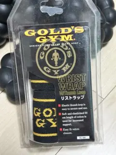 GOLD'S GYM G3511 リストラップ YE/BKのサムネイル