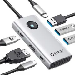 《未使用品✨》ORICO USB C ハブ 6-in-1 HDMI シルバー