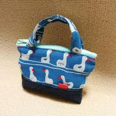 あひる　ミニバッグ風ポーチ