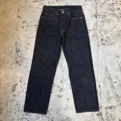 90s 일본제 리바이스 503 선염색 블랙 W31 데님 헌옷