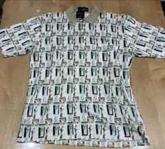 新品 dunhill 半袖シャツ L メンズ ブルー ポロシャツ タグ付き