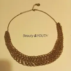 送料無料　Beauty＆YOUTH　ネックレス　ゴールド