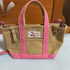 Hello Merci ハローキティ 2WAY トートバッグ - メルカリ