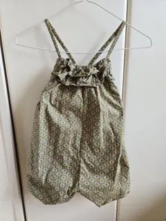 バースデイ &mignon 花柄オーバーオール 110