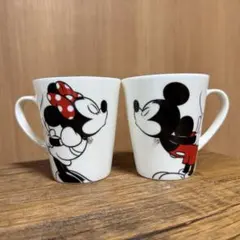 極美品☆ ミッキー ミニー マグカップ 2個セット ペア ディズニー
