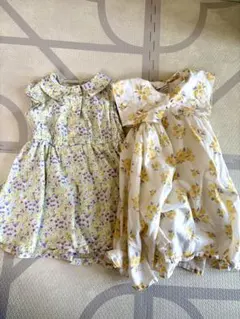 キッズ　ベビー　ワンピース　90 女の子　petit main プティマイン