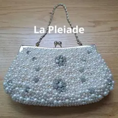 La Pleiade　パーティーバッグ がま口バッグ クラッチバッグ　ショルダー