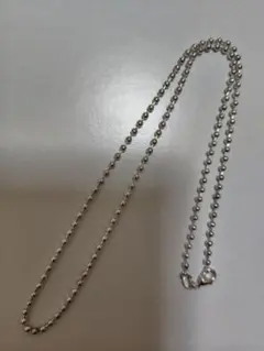 シルバー ボールチェーン ネックレス 5g 925刻印　45cm