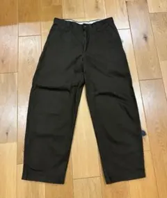 UNIQLO U ワイドフィットチノ ダークブラウン79cm