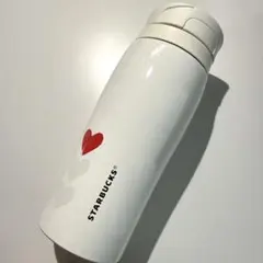 スターバックス バレンタイン 2014 タンブラー　スタバ　水筒　ハート　白