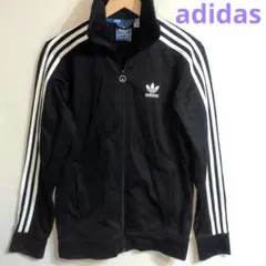 美品　adidas　トラックジャケット　ネイビー　Мサイズ