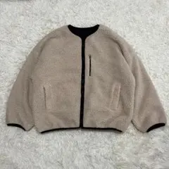 黒 フリースジャケット