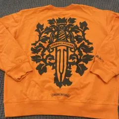 CHROMEHEARTS VINE DGR SWTSHRT オレンジ L クロム - メルカリ