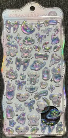 【正規品】ボンボンドロップシール　オリジナル　わんわんボンボン　ちゅるきら