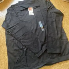 UNIQLO ヒートテックフリースタートルネックT 09 ブラック XL