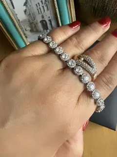 AVALANCHE テニスブレスレット シルバーカラーのサムネイル