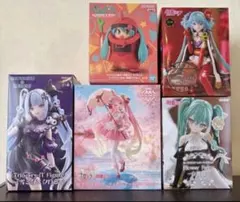 初音ミク プライズフィギュア まとめ売り 6点セット - メルカリ