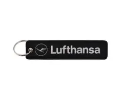 ルフトハンザ/Lufthansa(黒)　フライトタグキーホルダー