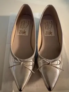 Love Lea ballet メタリック フラットシューズのサムネイル
