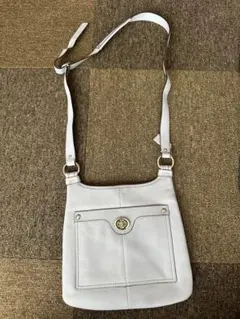 COACH ショルダーバッグ レザー ライトグレーのサムネイル