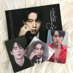 BTS JIN ソクジン バッジ&トレカセット