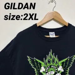 【US古着】ギルダン 半袖シャツ Tシャツ ローラースケート 2XL プリントのサムネイル