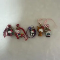 ご当地キティ 根付 ストラップ キティちゃん 平成レトロ こけし 東京