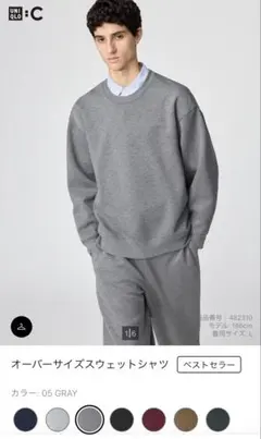 トレーナー グレー