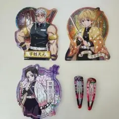 鬼滅の刃　マグネットシート　ヘアピンセット