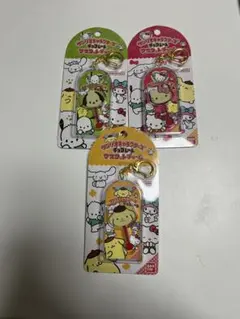 サンリオ チョコレートマスコットチャーム ポチャッコ、ポムポムプリン、キティ