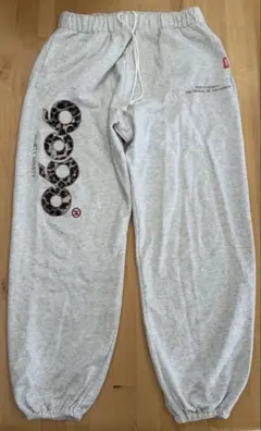 9090 NINETYNINETY レオパード ジョガーパンツ スウェットパンツ