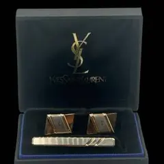 YSL イヴ・サンローラン タイピン カフス セット ゴールド ヴィンテージ