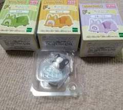 シルバニアファミリー くじ　ロールケーキセット 3色 G賞フレンチブルドッグ