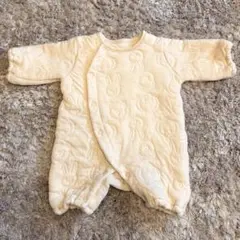 アイボリー 動物柄 ロンパース