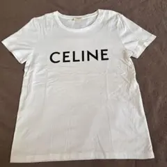 CELINE ロゴ Tシャツ ホワイト Mのサムネイル