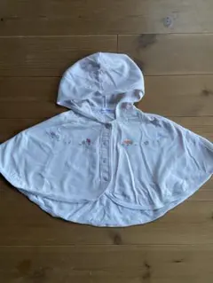 familiar フード付きベビーポンチョ 60-90