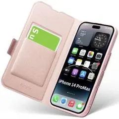 iPhone 14 Pro Maxケース 手帳型スマホケース ワイヤレス充電対応