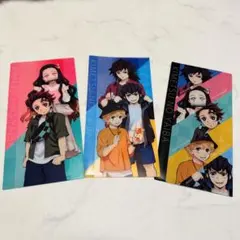 鬼滅の刃 チケットクリアファイル  ローソン限定　３種