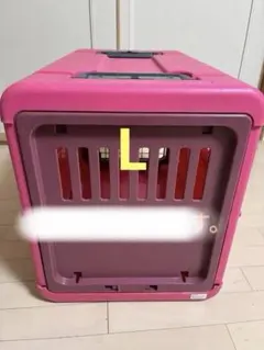 Richellペット用 折りたたみキャリーケージ ピンクのサムネイル