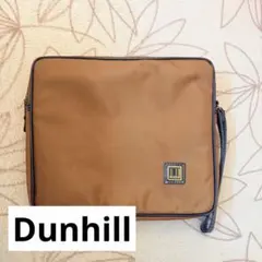 Dunhill メンズ バッグ ブラウン ナイロン クラッチバッグ ポーチ