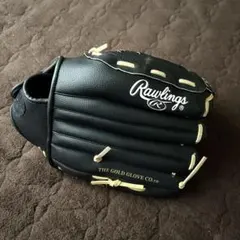 未使用 本革 Rawlings ローリングス グラブ 叩き台 野球 グローブ用