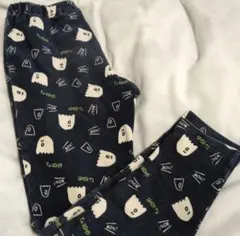 BREEZE　おりこうパンツ　ストレッチ　おばけ　130　9分丈　ネイビー