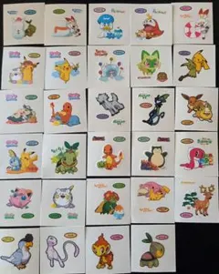 ポケモンパン　シール　２９枚セット