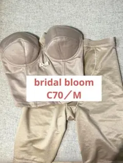 bridal bloom ブライダルインナー C70 M ショートビスチェセット