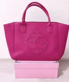 限定　エゴイスト　さくりな　コラボ　ギャル　トートバッグ　ピンク