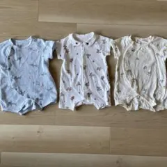 アプレレクール　ロンパース3点セット