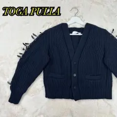 ✨希少✨TOGA PULLA リボン袖デザイン ニットカーディガン 36